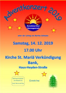 Plakat Advent 2019